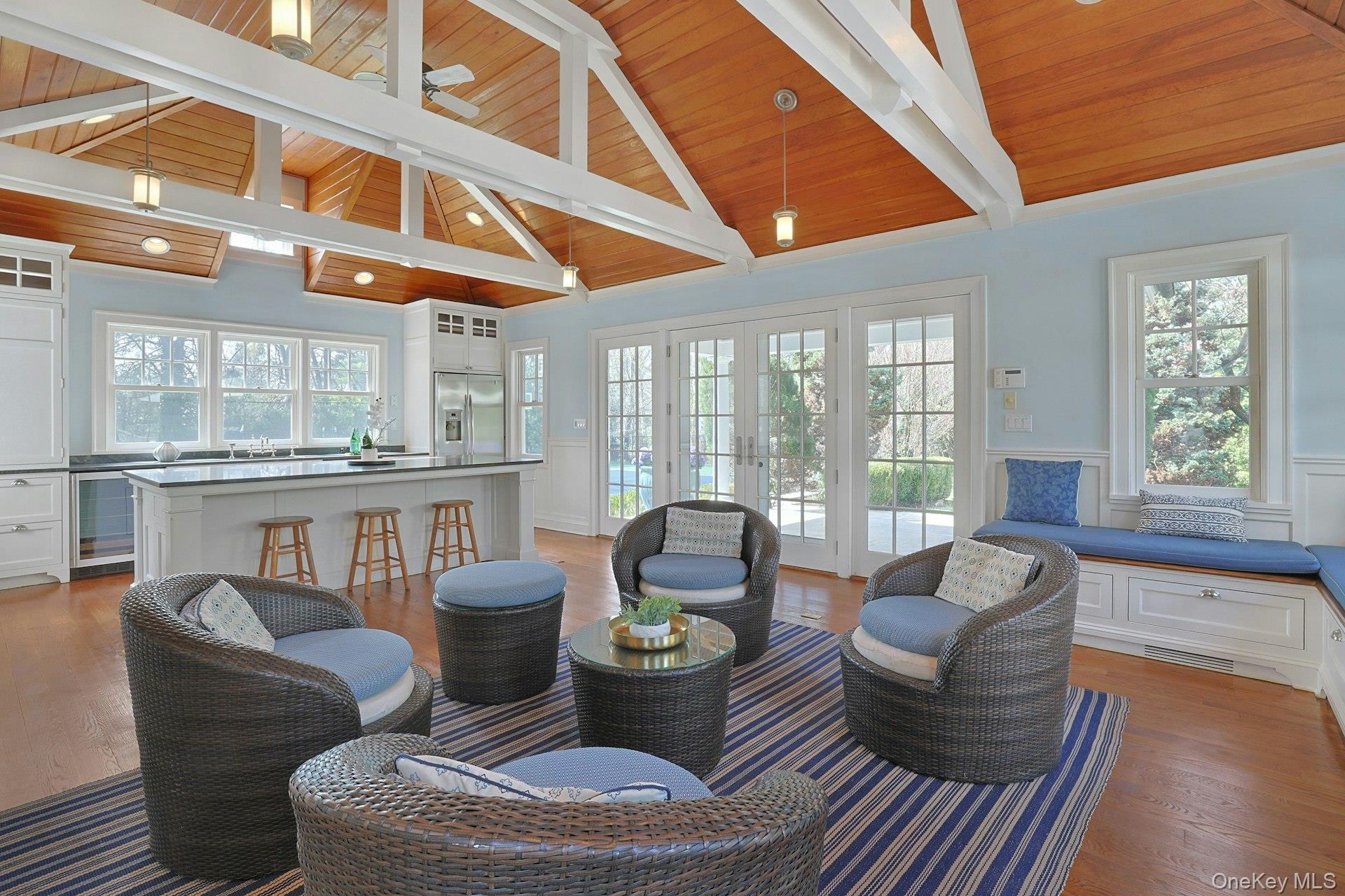 34 Park Road Scarsdale, NY 10583 - Photo 37 of 49 a living room with furniture and large windows
