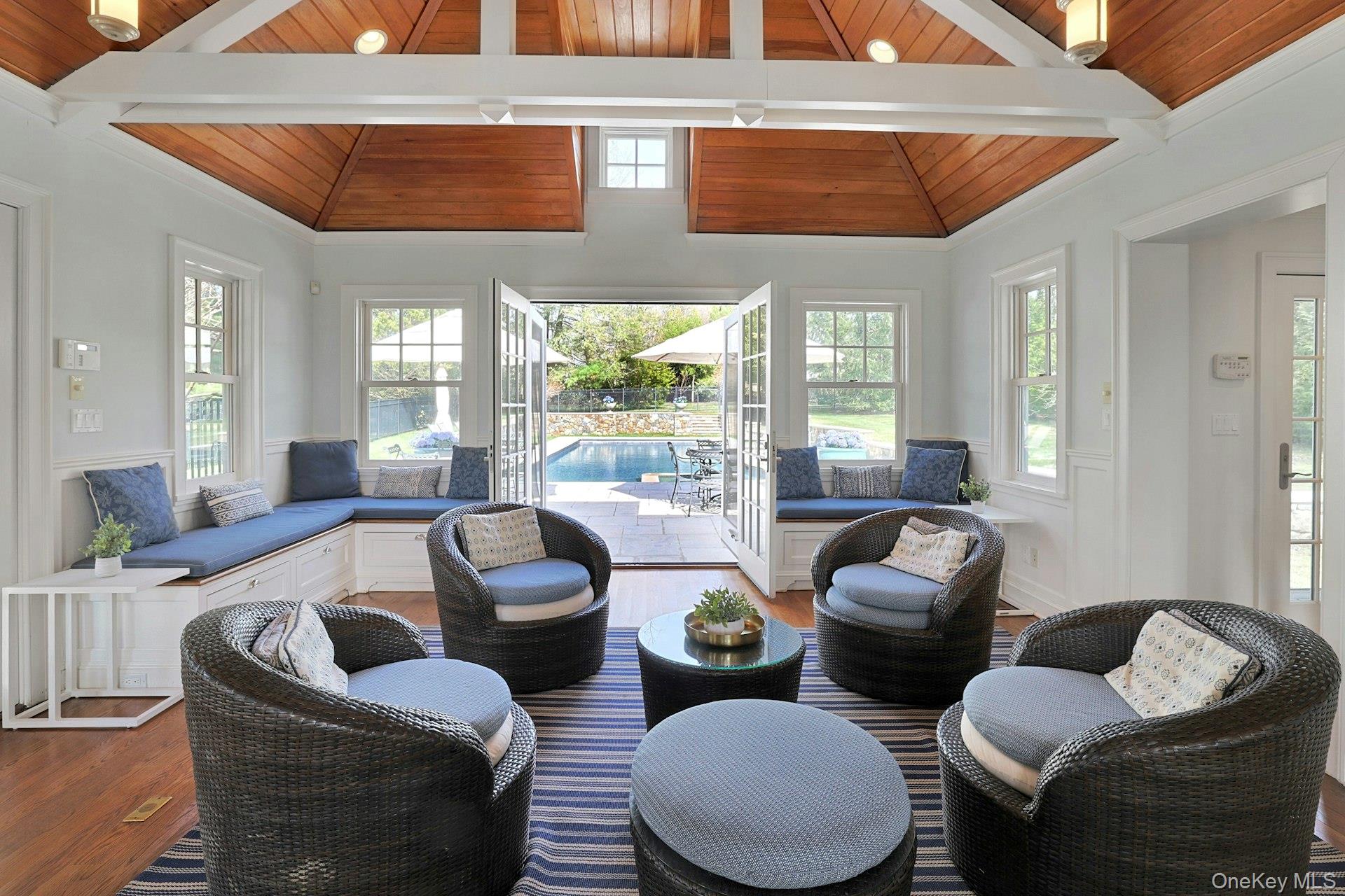 34 Park Road Scarsdale, NY 10583 - Photo 39 of 49 a living room with furniture and a large window
