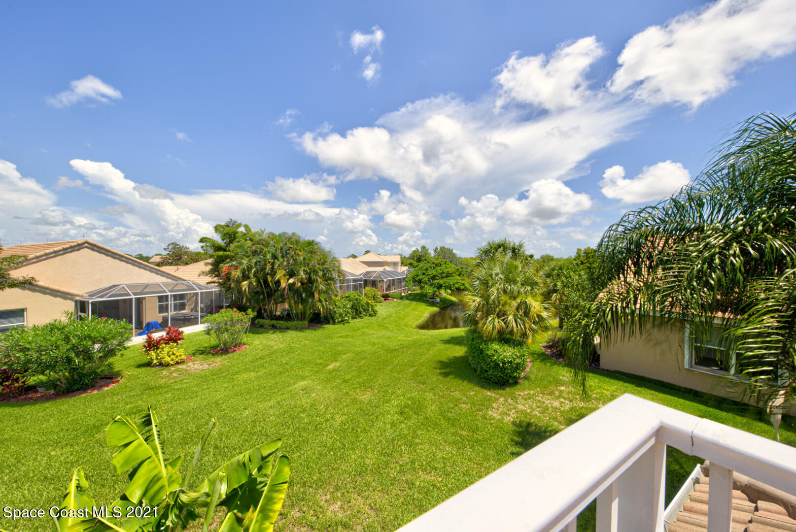 8206 Simpkins Way Melbourne, FL 32940 - Photo 18 of 66 balcony view (1)