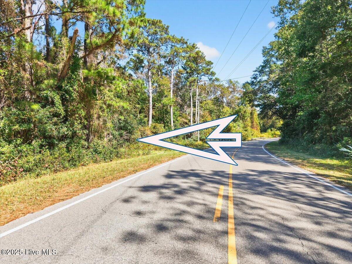 2340 Boones Neck Road Southwest Supply, NC 28462 - Photo 27 of 35 Continued views of the property with a directional arrow.