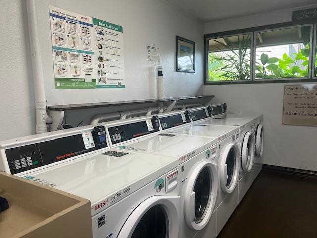 120 Hui Rd F, Unit I16 Lahaina, HI 96761 - Photo 26 of 28 a utility room with dryer and washer