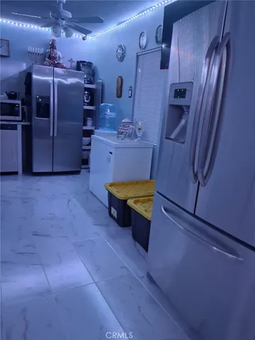 a room with cabinets