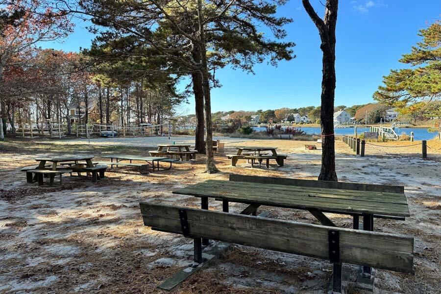 45 Manitoba Road Mashpee, MA 02649 - Photo 29 of 34 a view of a terrace with chairs