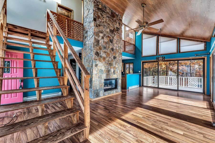 45 Manitoba Road Mashpee, MA 02649 - Photo 3 of 34 a view of entryway and hall with wooden floor