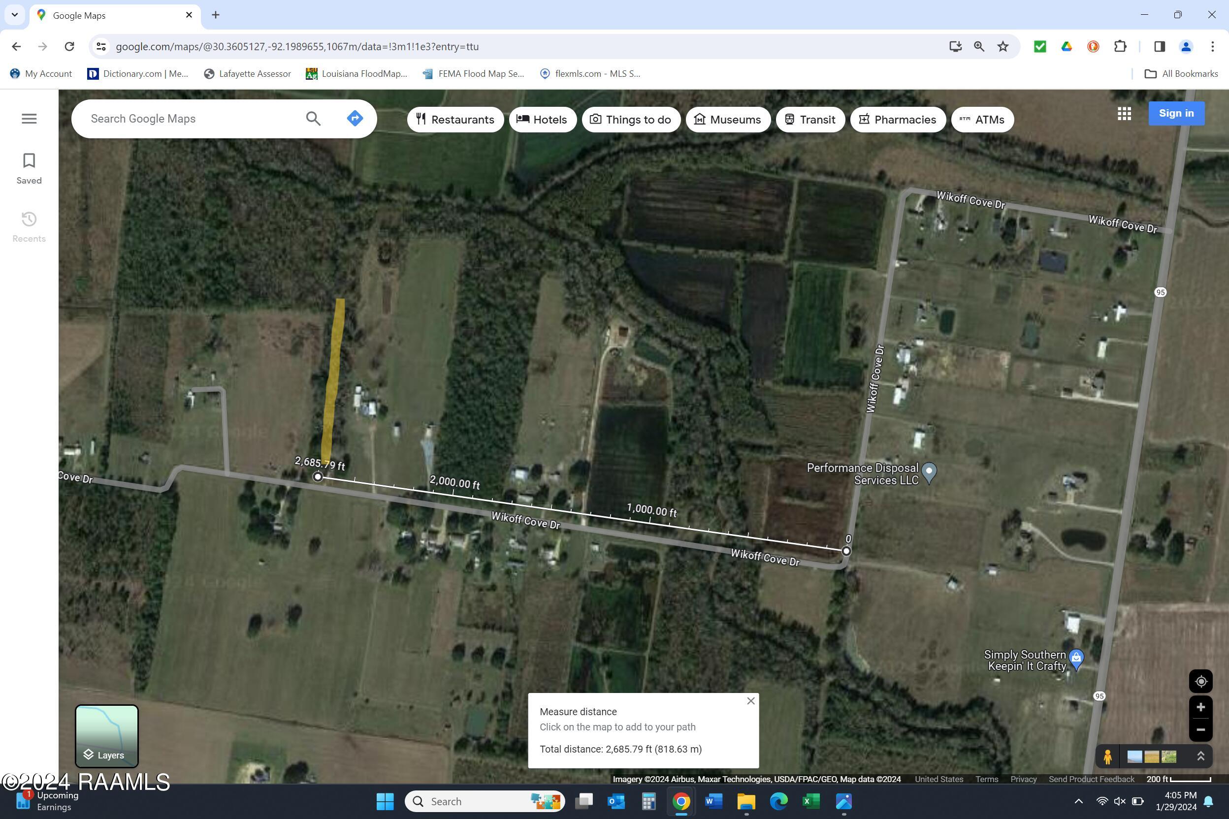Tbd Wikoff Cove Drive Church Point, LA 70525 - Photo 2 of 2 wikoff measurement