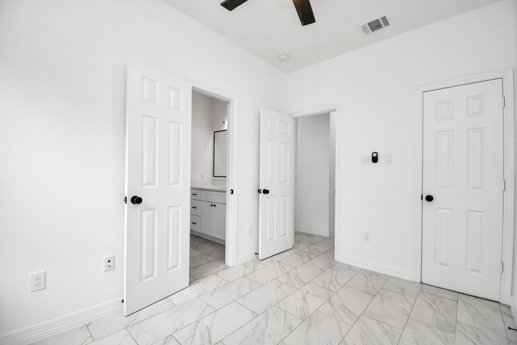 9003 Prairie View Drive, Unit B Houston, TX 77088 - Photo 16 of 20 a view of a hallway with closet area