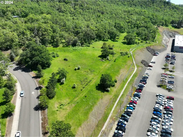 an aerial view of a residential houses with outdoor space