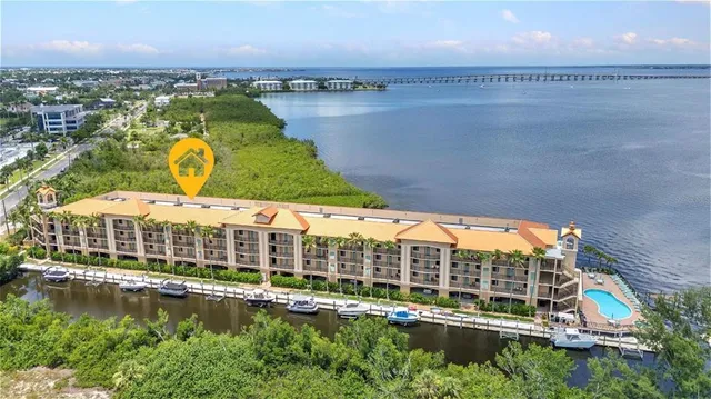 a view of a city and an ocean view