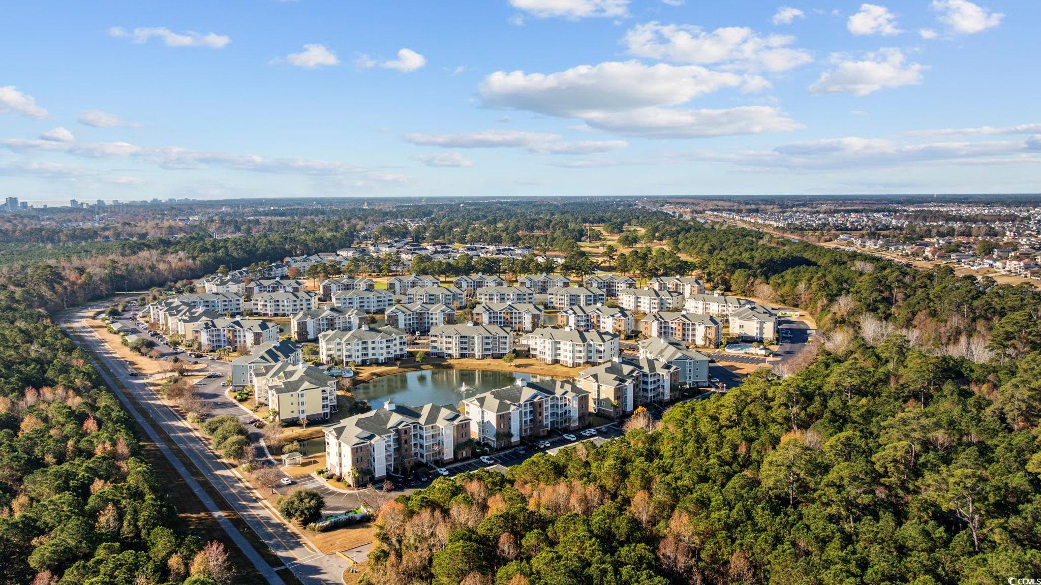 4847 Luster Leaf Circle, Unit 403 Myrtle Beach, SC 29577 - Photo 33 of 37 Aerial view of property and surrounding area