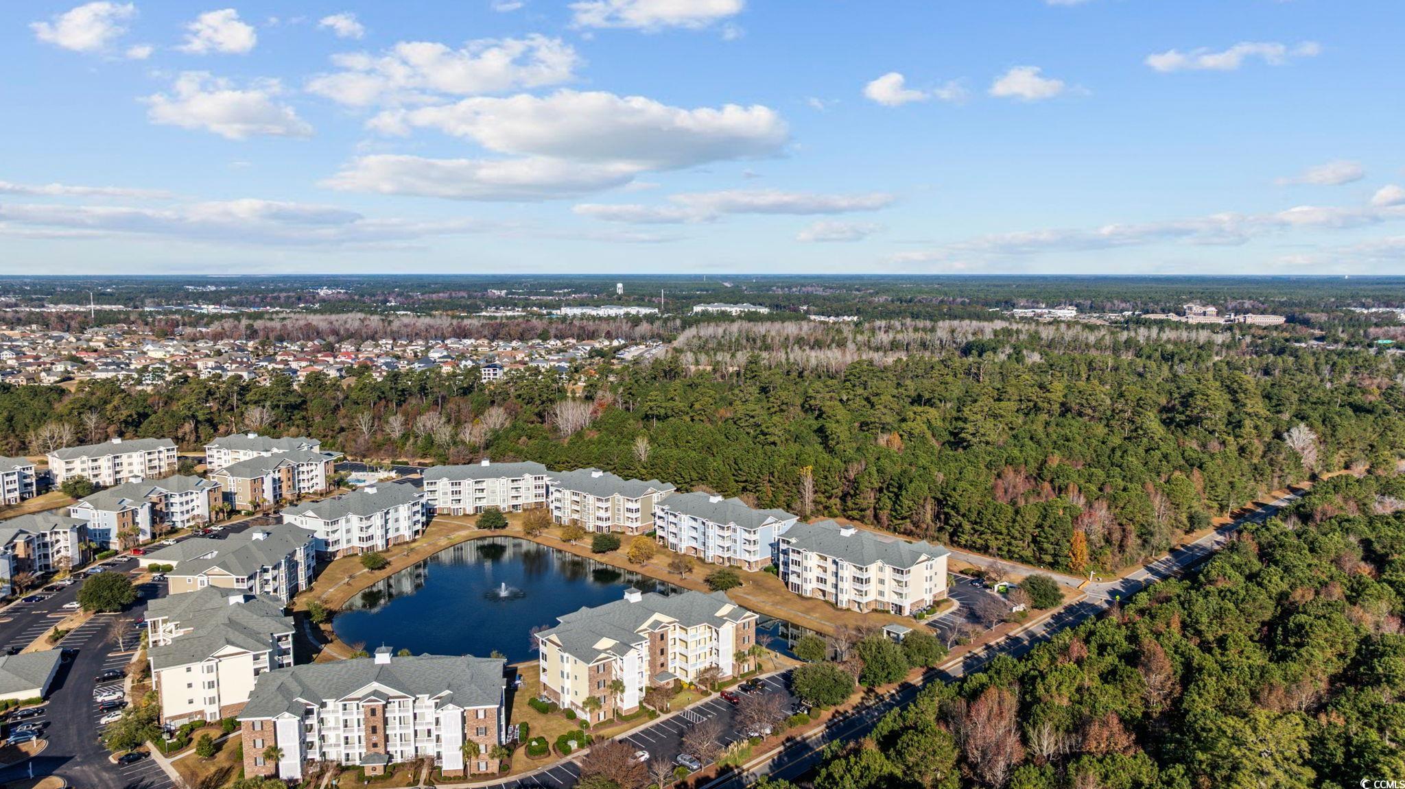 4847 Luster Leaf Circle, Unit 403 Myrtle Beach, SC 29577 - Photo 35 of 37 Aerial overview of property's location featuring apartment complex