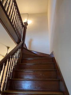 7 Shawmut Street, Unit 4 Lewiston, ME 04240 - Photo 31 of 39 back stairway to unit 3
