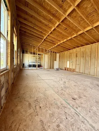 a view of a water heater room