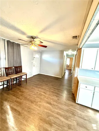 a view of a livingroom with furniture