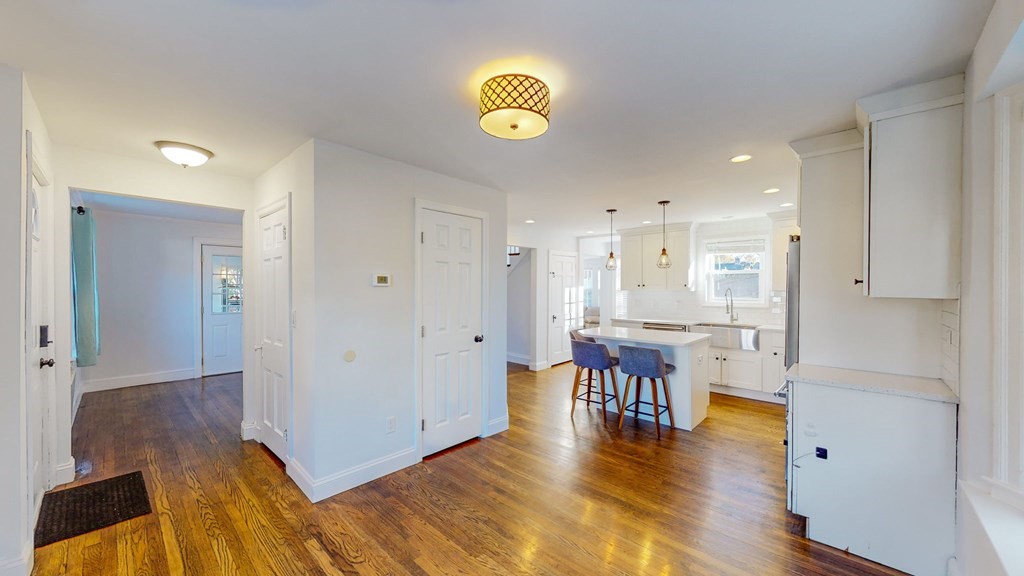 8 Samoset Road Dedham, MA 02026 - Photo 28 of 35 a view of kitchen with furniture and wooden floor