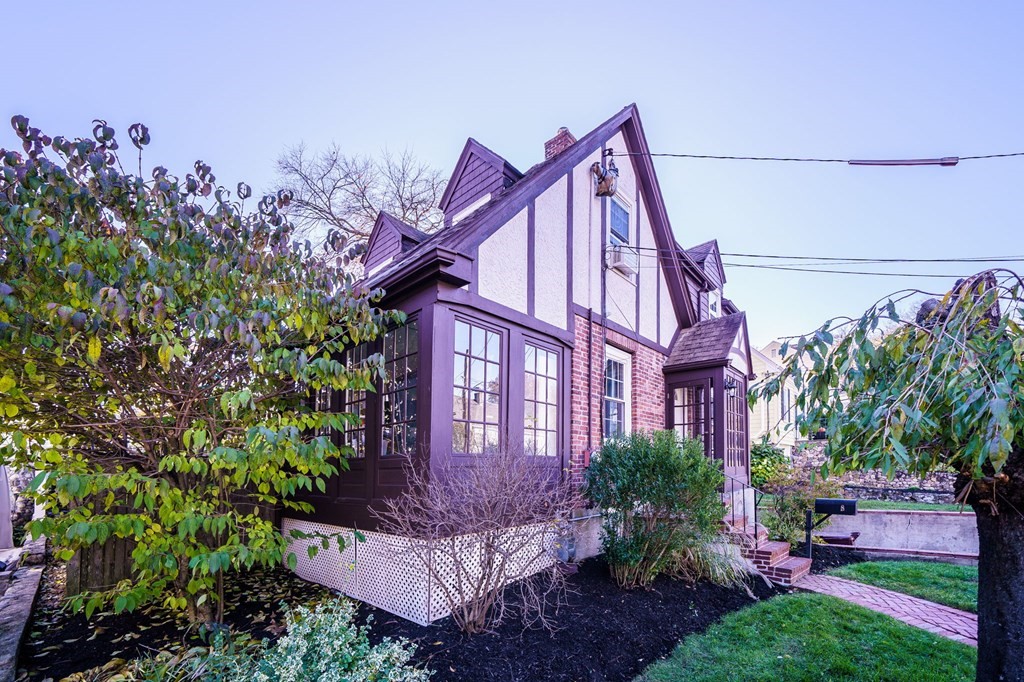 8 Samoset Road Dedham, MA 02026 - Photo 10 of 35 a view of a house with a yard and tree s