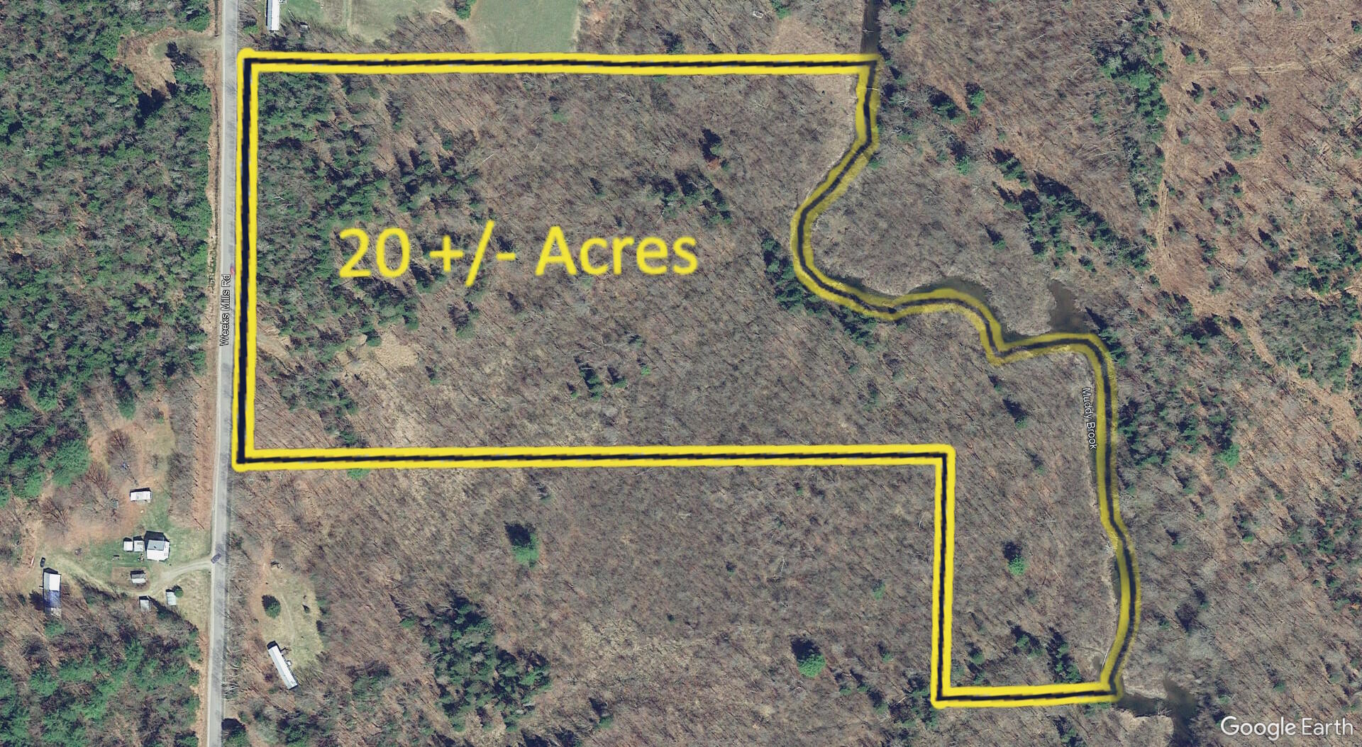 Lot 21 Weeks Mills Road New Sharon, ME 04955 - Photo 22 of 22 Aerial 6 winter 2016