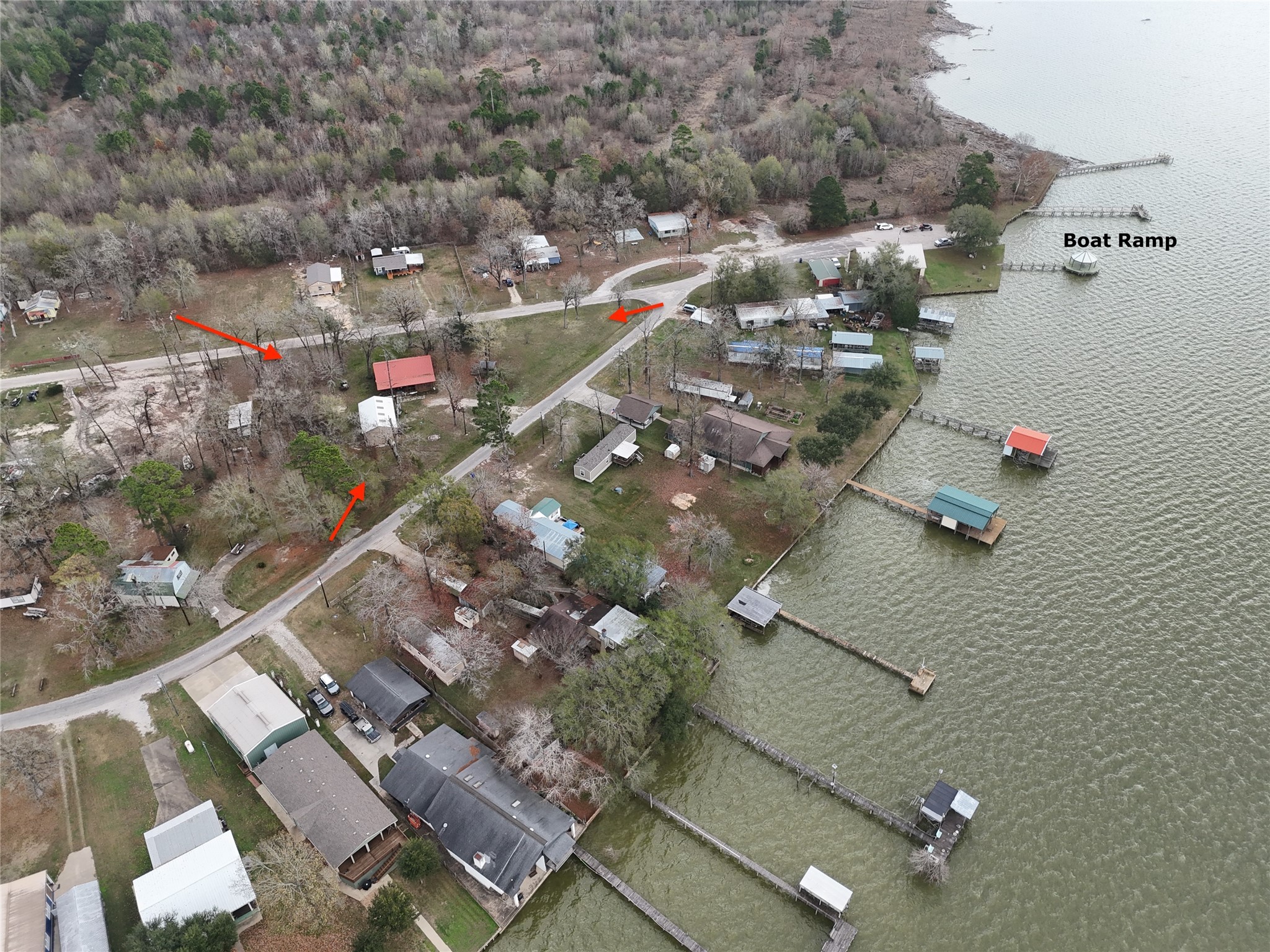 290 Armadillo Road Trinity, TX 75862 - Photo 2 of 28 an aerial view of residential houses with outdoor space