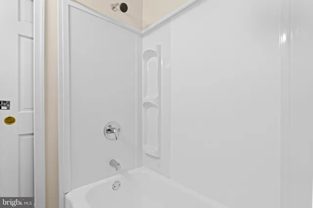 a bathroom with a tub