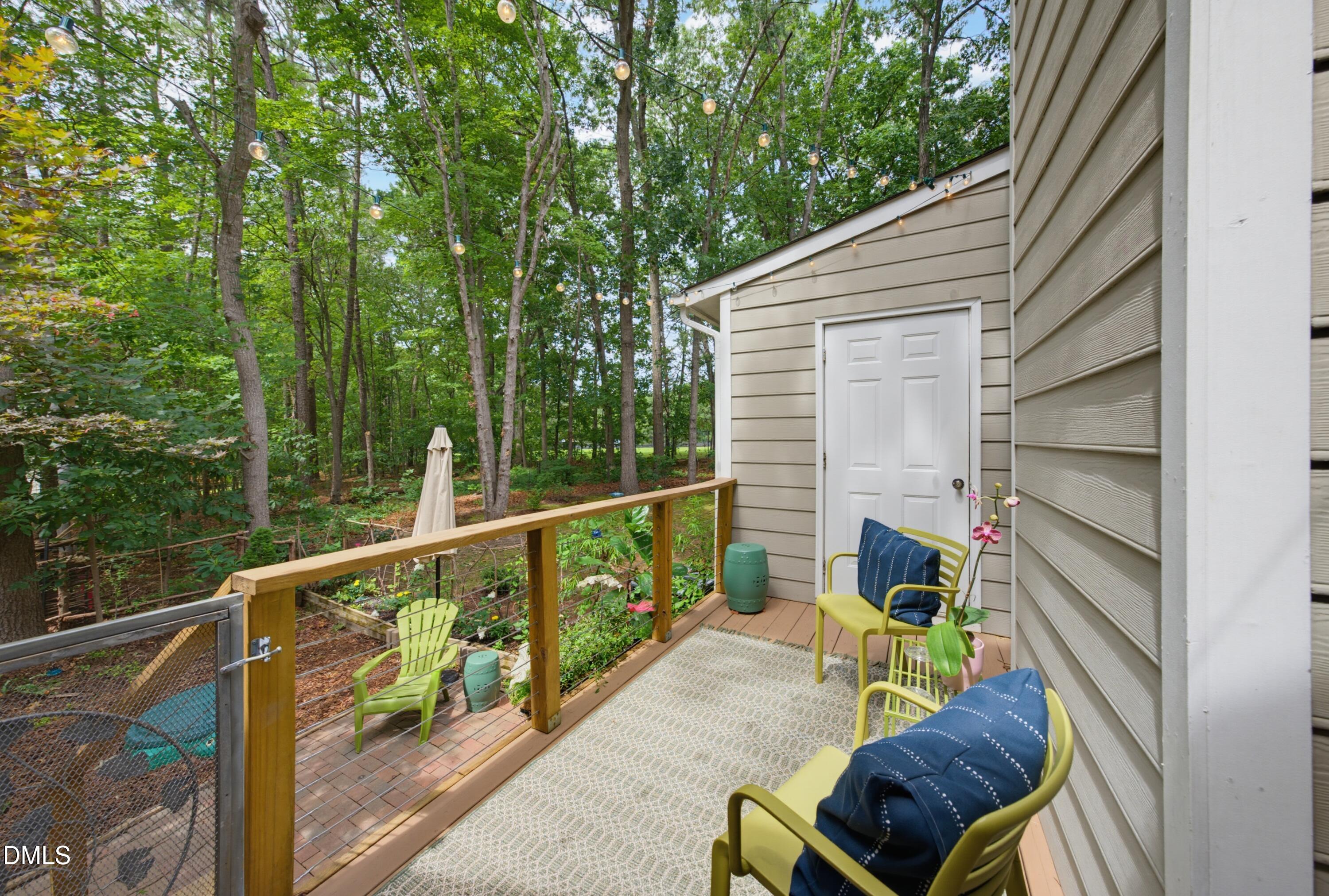 126 Wythe Circle Raleigh, NC 27615 - Photo 31 of 44 Exterior Back Deck Storage