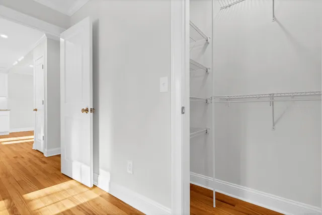 a view of walk in closet