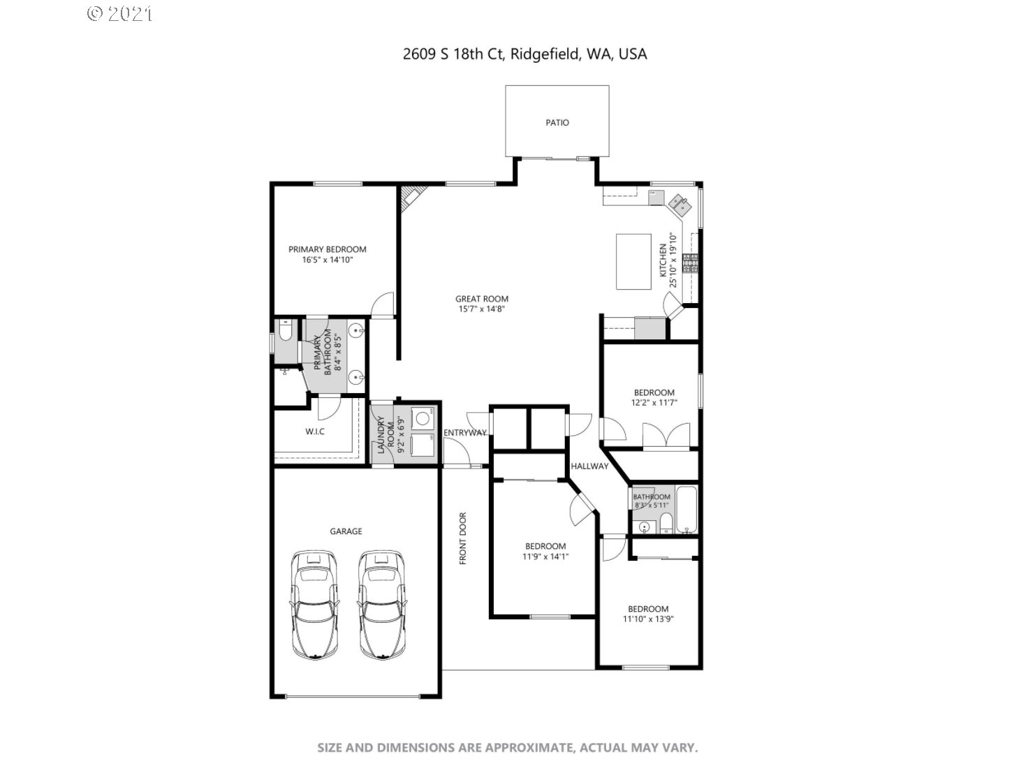 2609 South 18th Court Ridgefield, WA 98642 - Photo 2 of 26 a picture of a floor plan