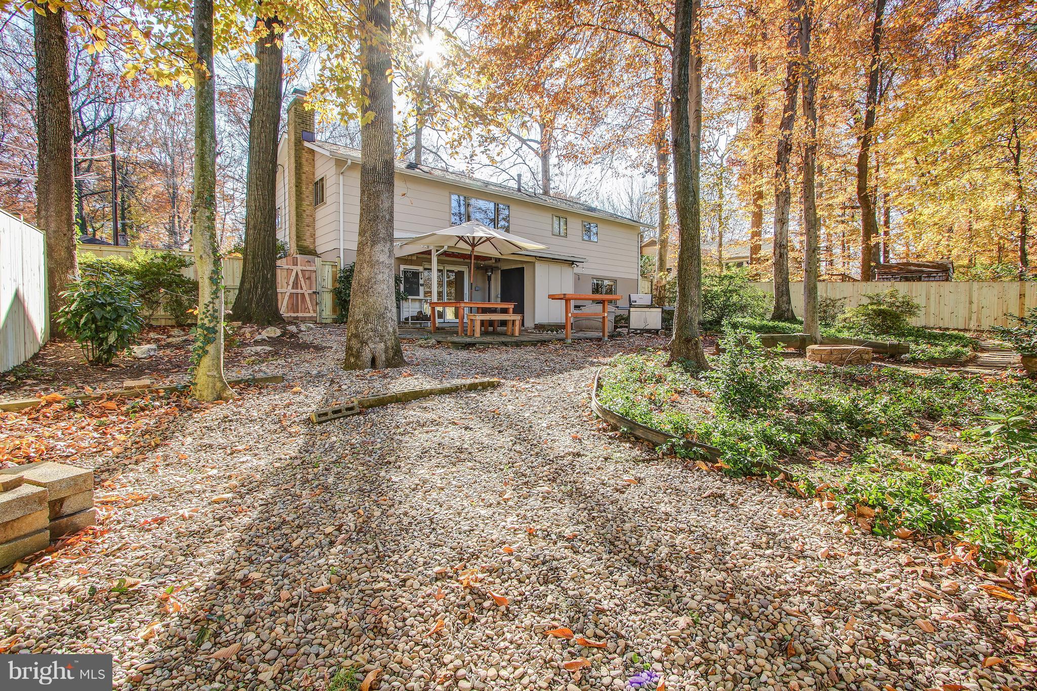 4805 Rim Rock Road Rockville, MD 20853 - Photo 29 of 31 Back Yard View of House