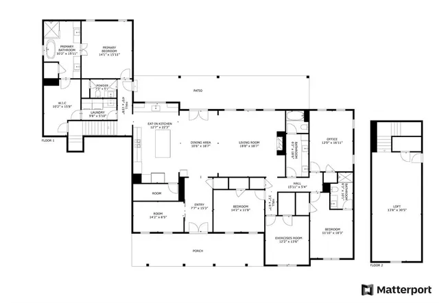 a picture of a bathroom with a street sign