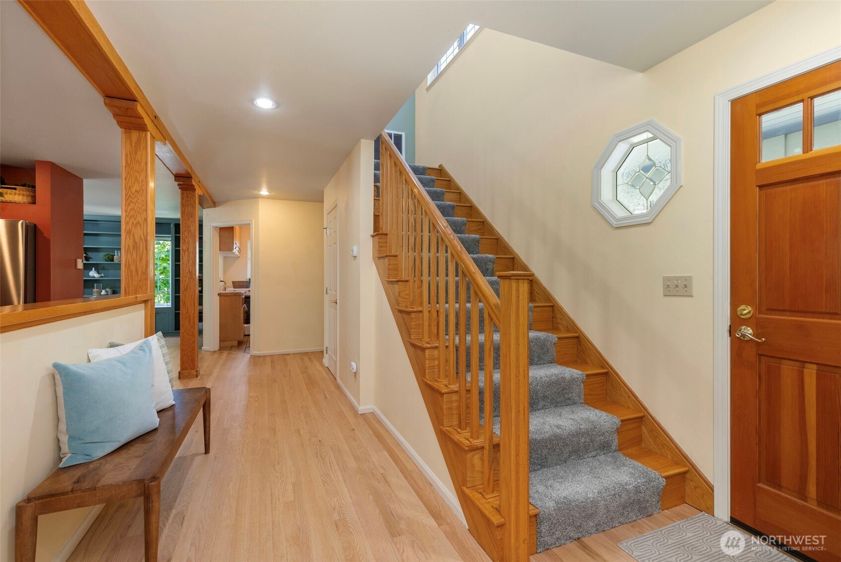 1757 Maple Street Port Townsend, WA 98368 - Photo 4 of 40 a view of entryway and hall with wooden floor