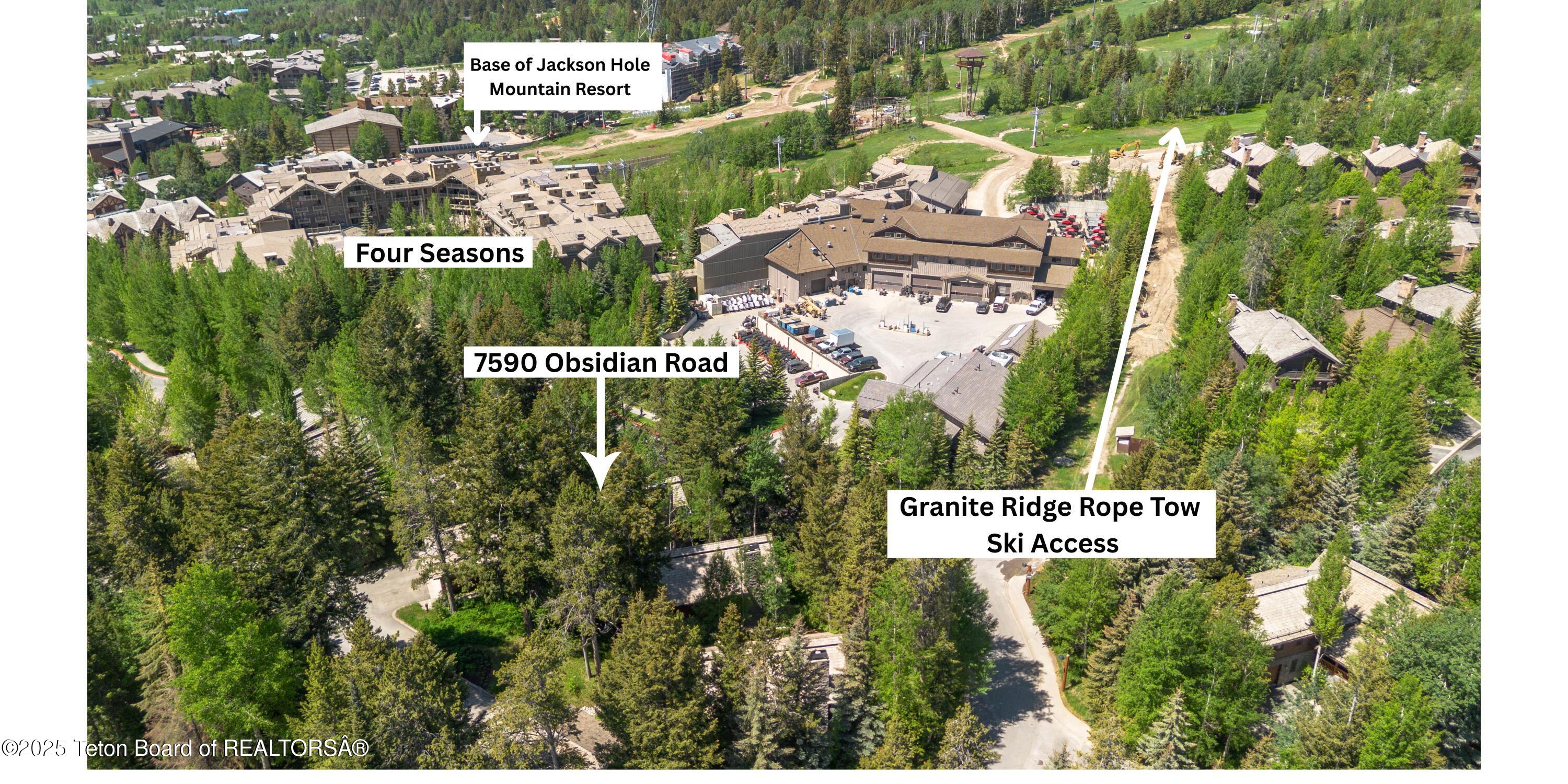 7590 Obsidian Road Teton Village, WY 83025 - Photo 22 of 24 Ski Access