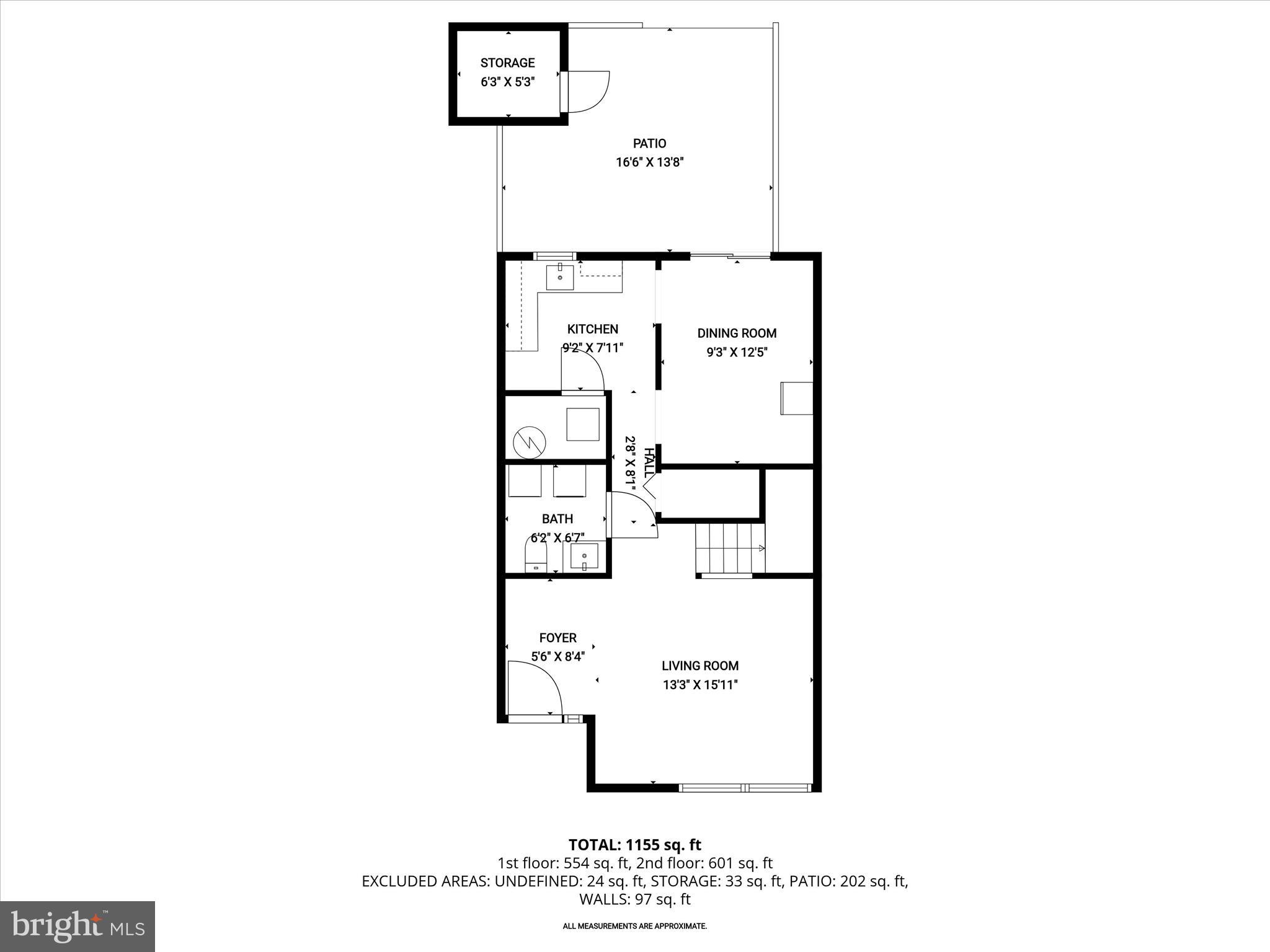 8869 Tamebird Court, Unit D T22 Columbia, MD 21045 - Photo 39 of 39 1st_floor_8869_tamebird_court_columbia_with_dim