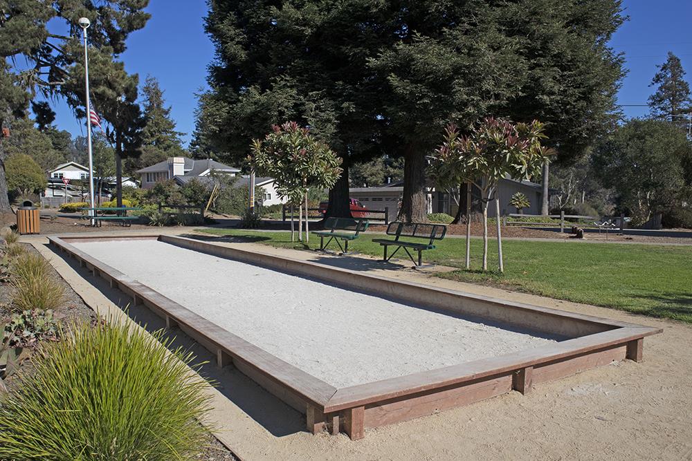 114 Solano Avenue La Selva Beach, CA 95076 - Photo 36 of 38 a view of swimming pool that has a lot of plants and trees