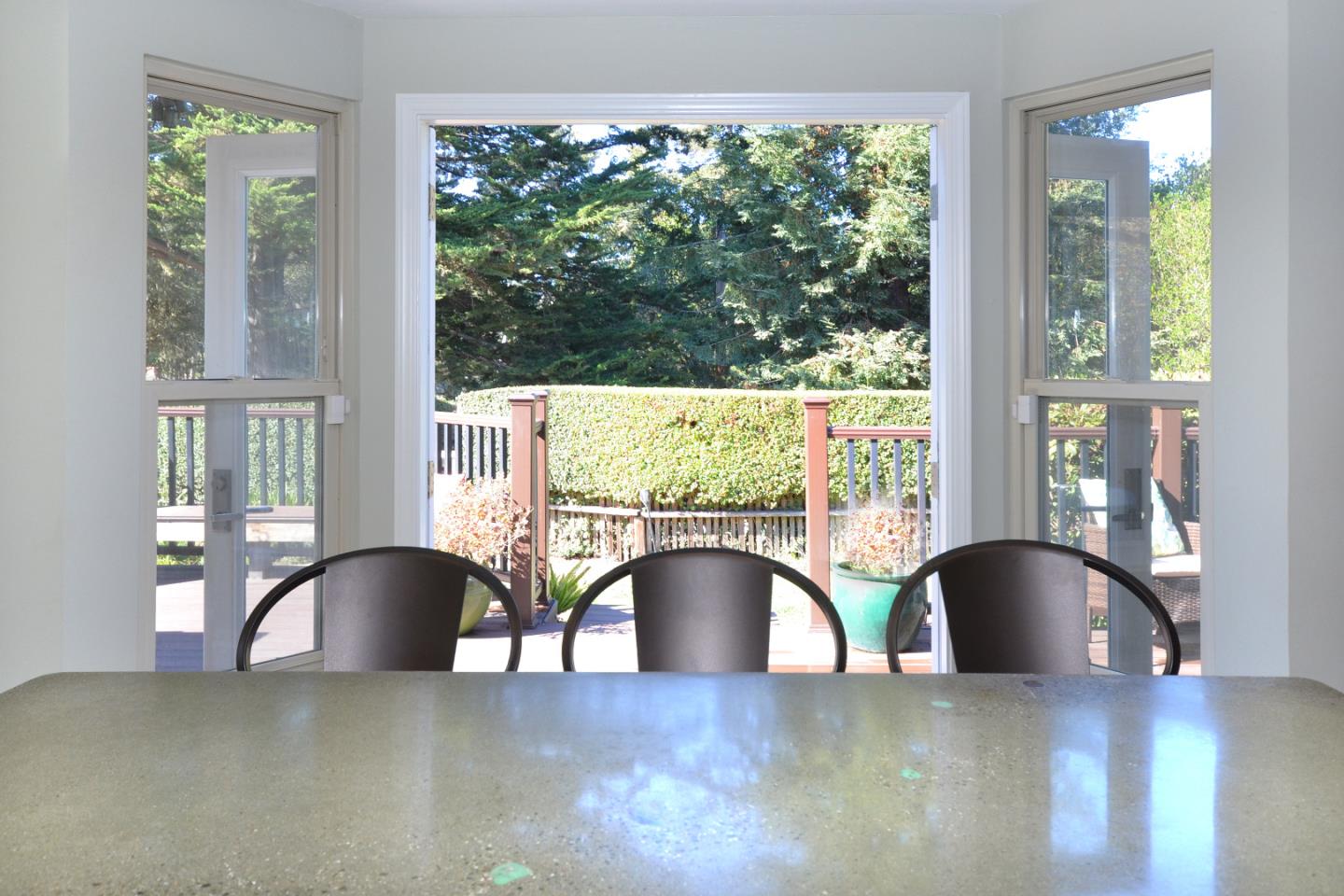 114 Solano Avenue La Selva Beach, CA 95076 - Photo 4 of 38 a view of a large window with living room and balcony