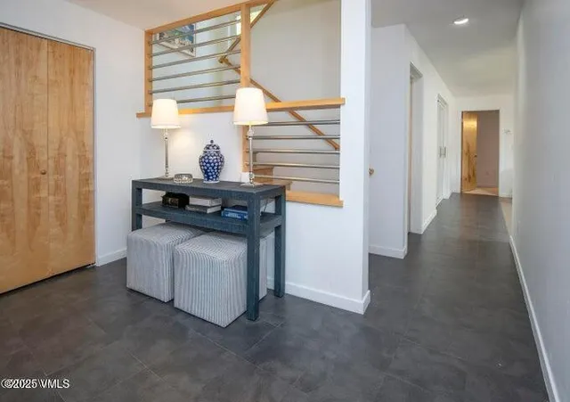 a view of kitchen and sink