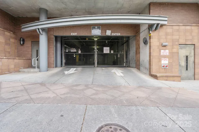 a view of entrance of the building