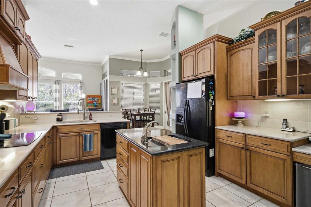 5580 South Kline Terrace Inverness, FL 34452 - Photo 35 of 55 a kitchen with a sink stove and refrigerator