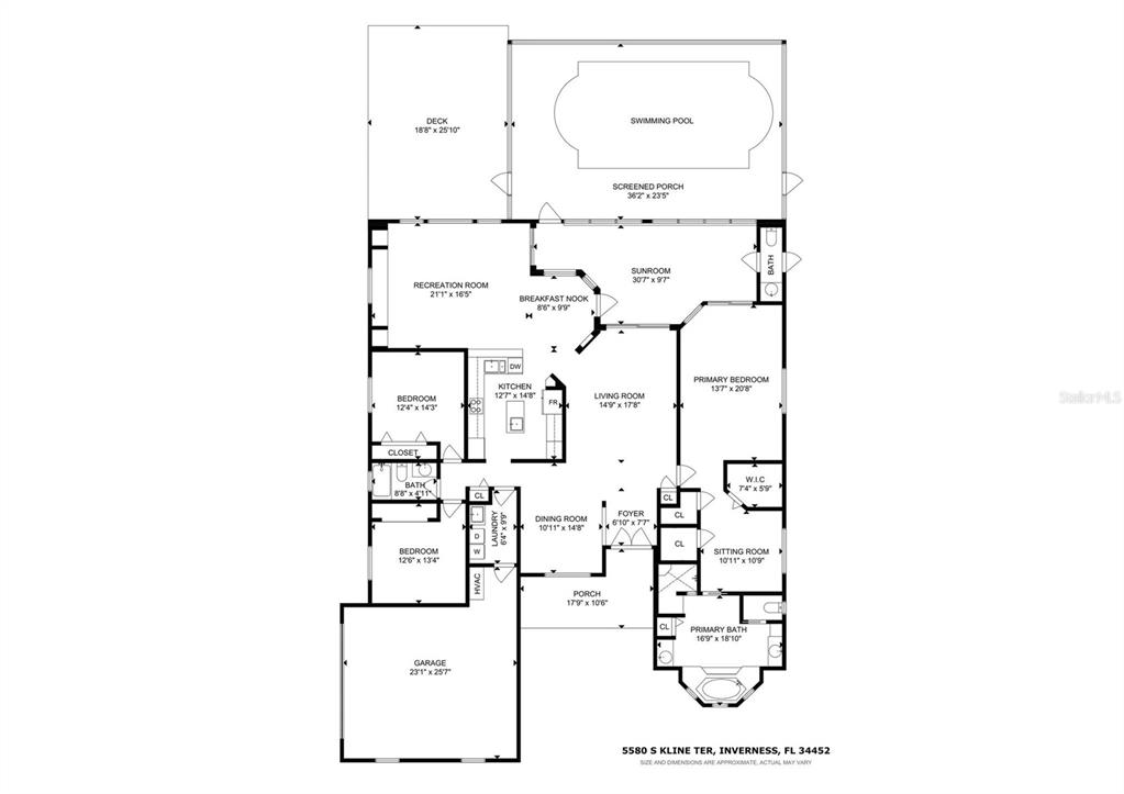 5580 South Kline Terrace Inverness, FL 34452 - Photo 4 of 55 a picture of a room