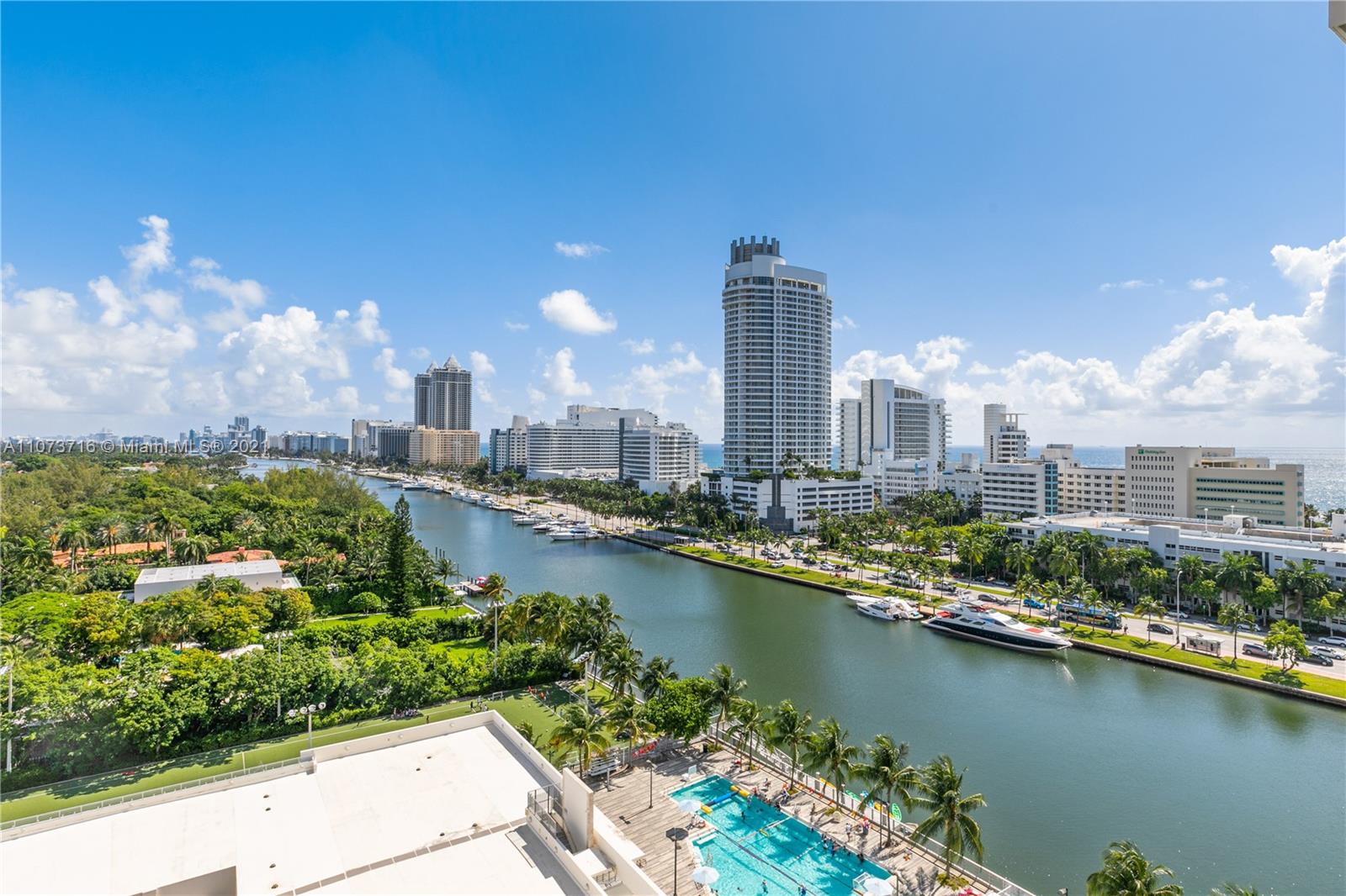 4101 Pine Tree Drive, Unit 1410 Miami Beach, FL 33140 - Photo 8 of 28 a view of a city with lake