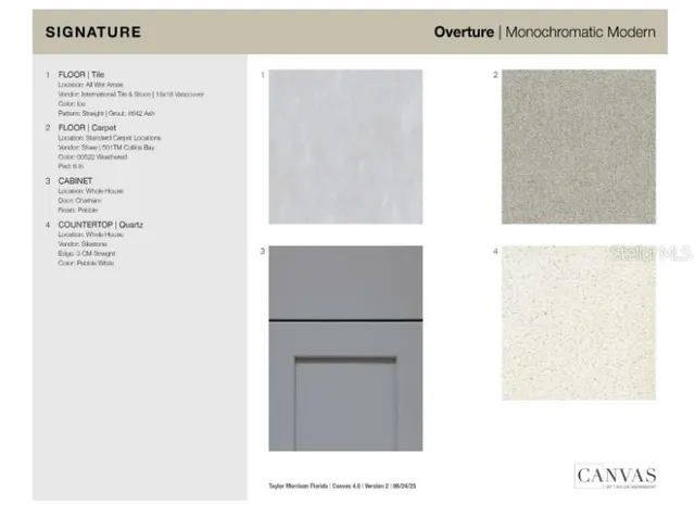 a kitchen with stainless steel appliances granite countertop a refrigerator a stove a sink a microwave and white cabinets with wooden floor