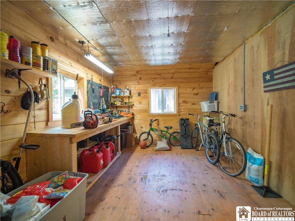 5334 Cheney Road North Harmony, NY 14710 - Photo 28 of 32 WORKSHOP IN ADDITION TO 2 BAYS HEATED