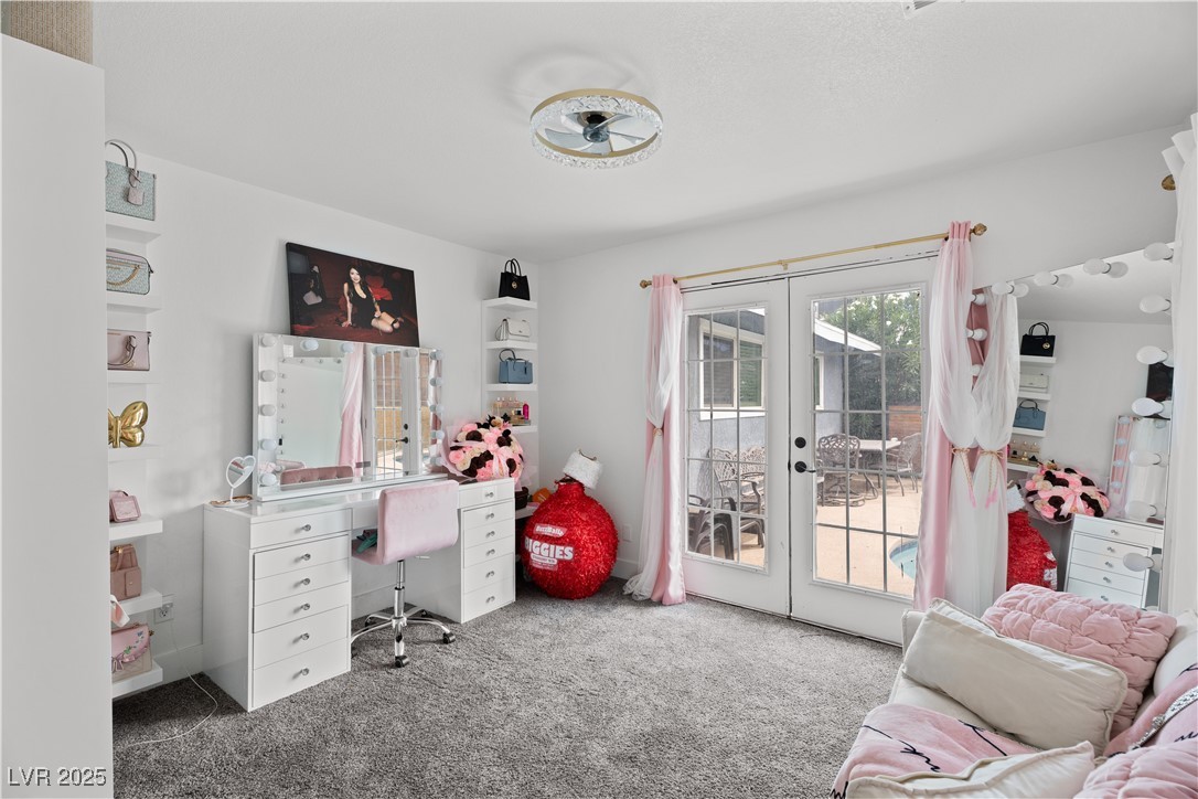 4231 Rimcrest Road Las Vegas, NV 89121 - Photo 24 of 52 Carpeted office featuring french doors