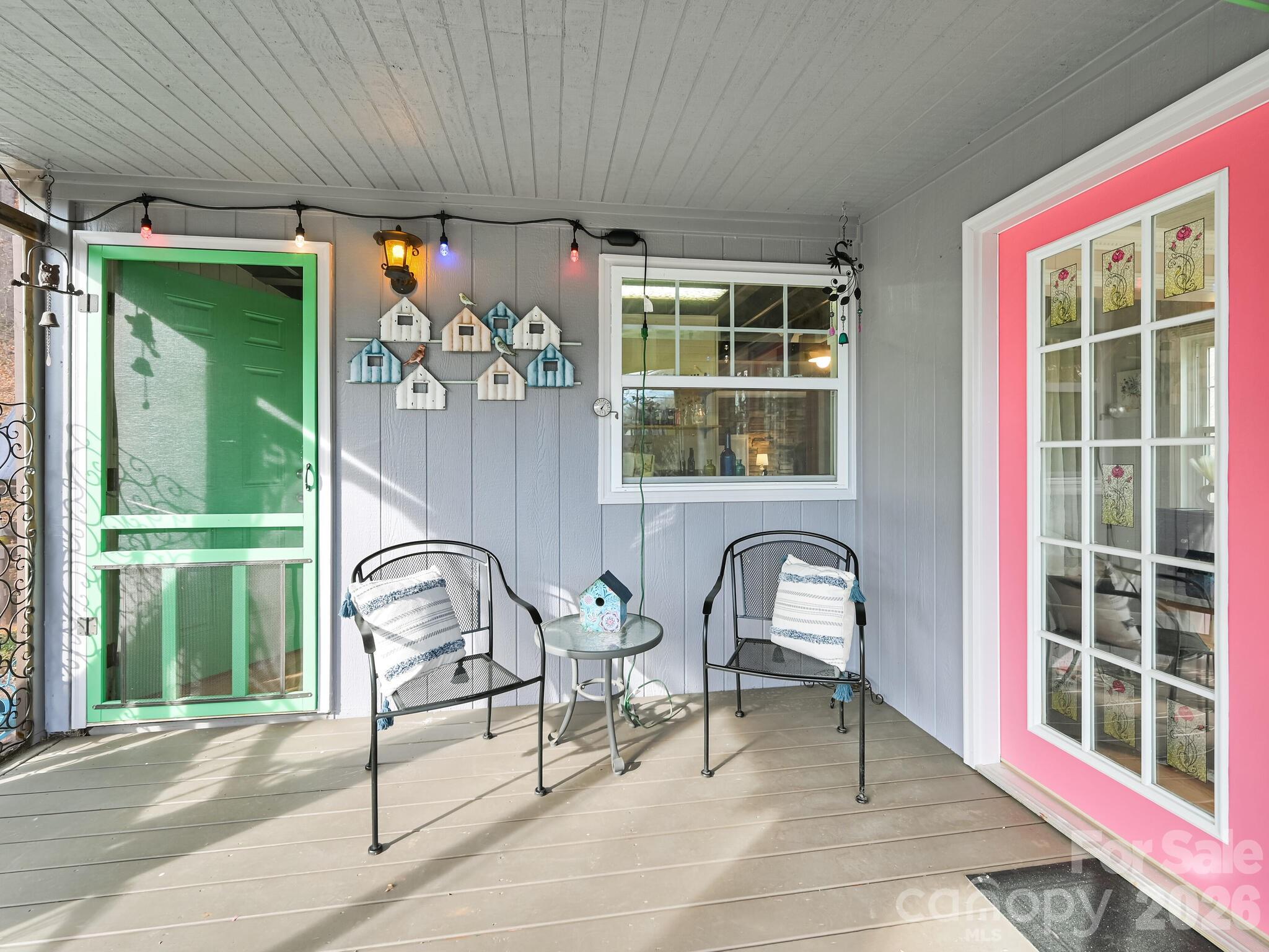 90 Davidson Gap Road Leicester, NC 28748 - Photo 3 of 46 a house view with a outdoor space