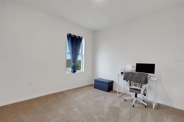 a workspace with a window