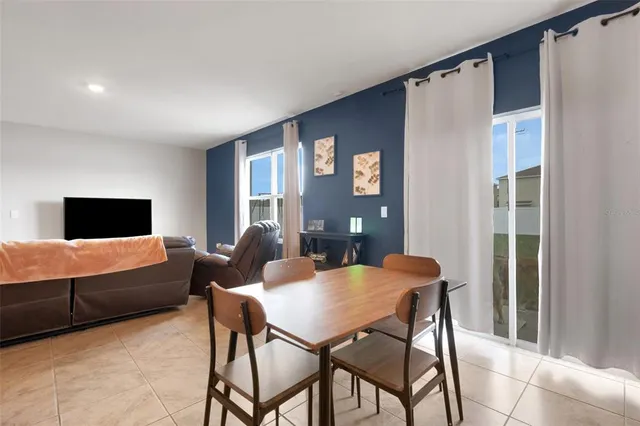 a outdoor space with furniture