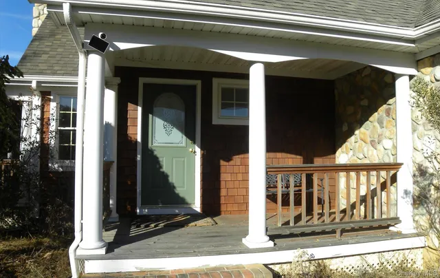 a view of a door of the house