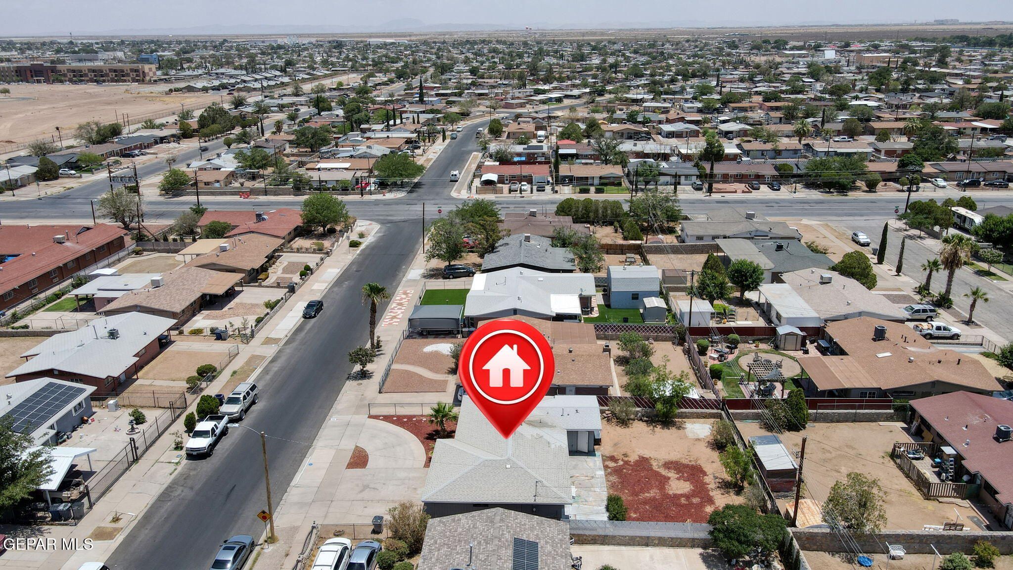 4956 Rutherford Drive El Paso, TX 79924 - Photo 36 of 41 an aerial view of a city