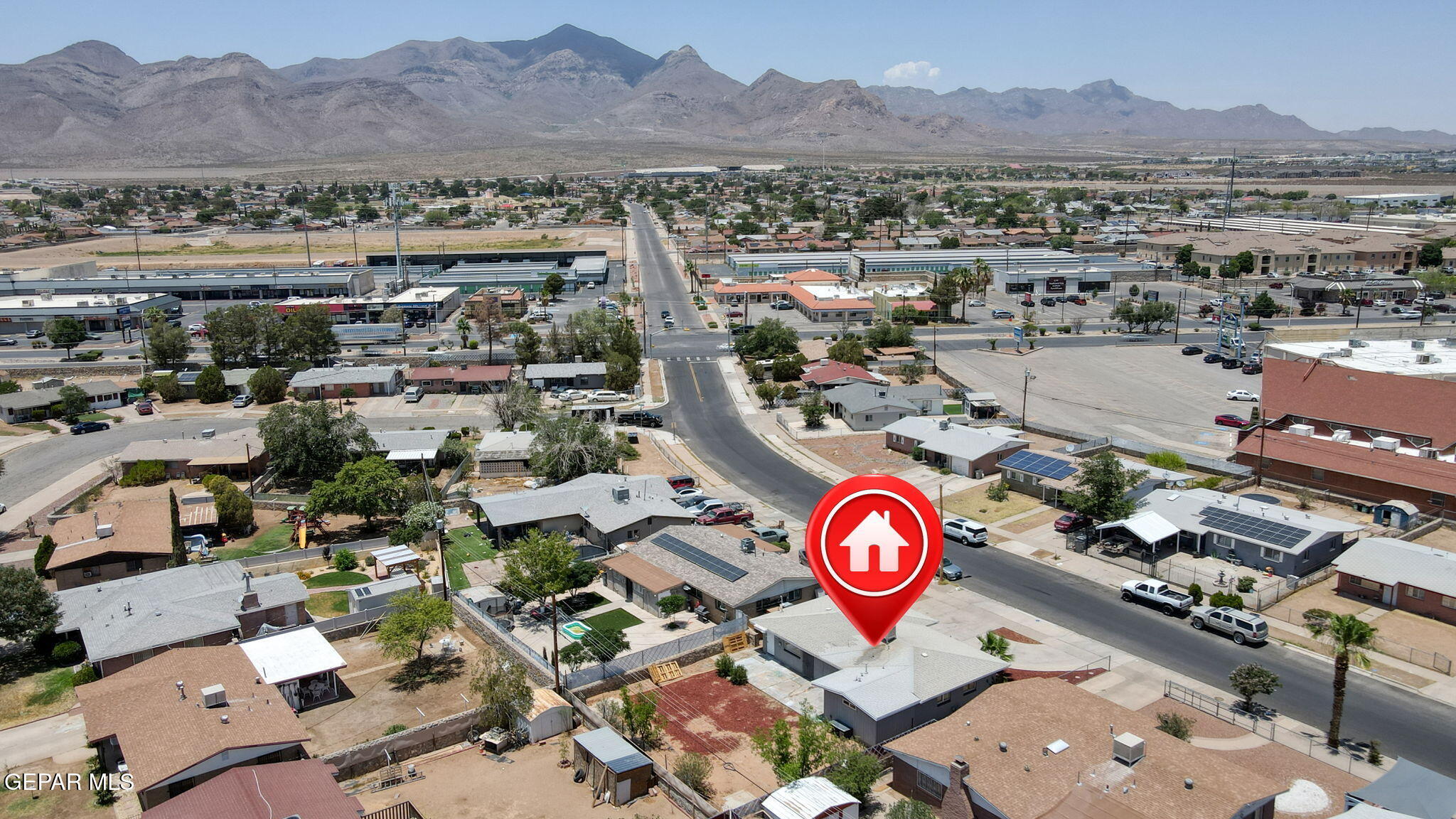 4956 Rutherford Drive El Paso, TX 79924 - Photo 39 of 41 an aerial view of a houses