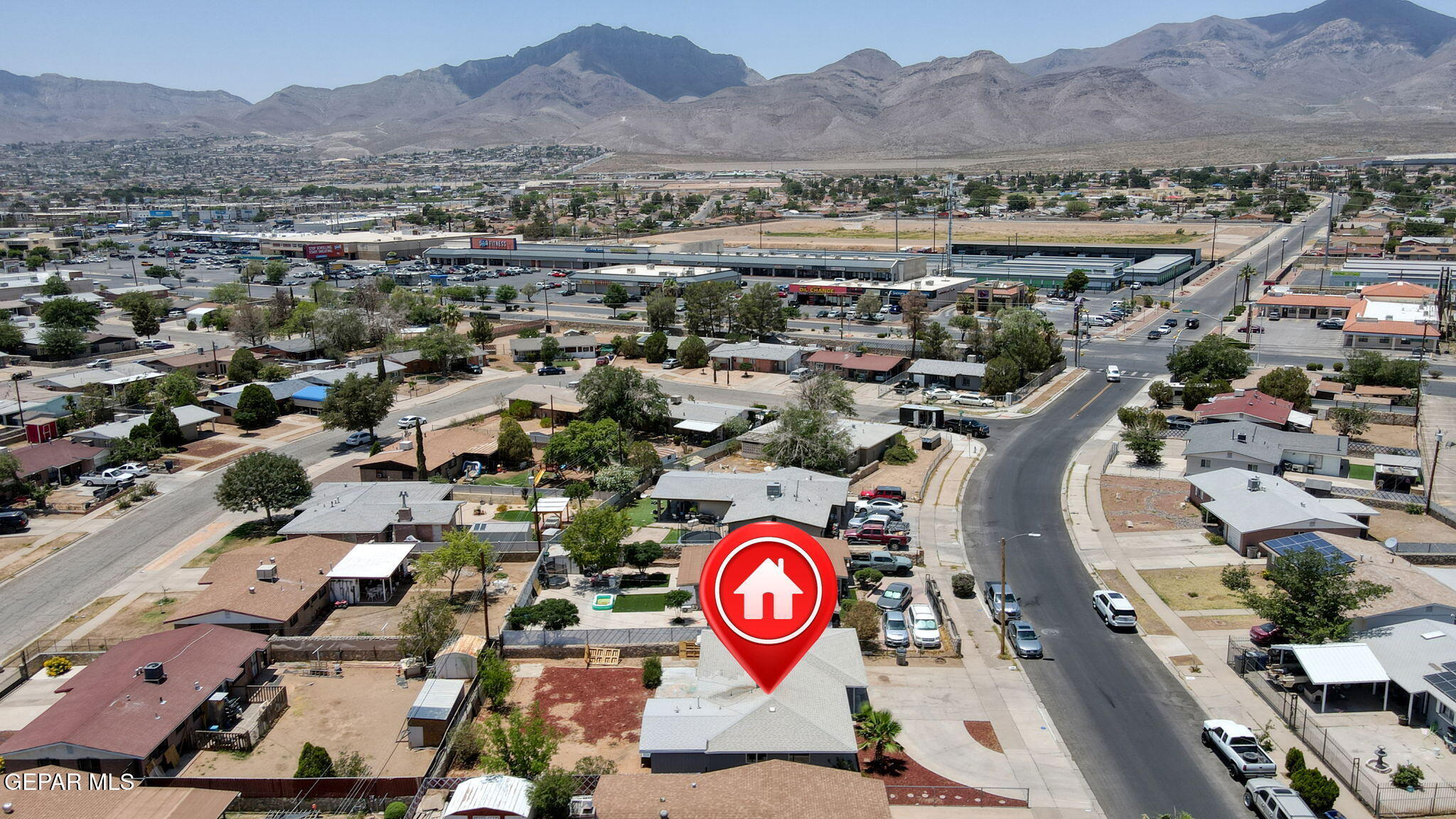 4956 Rutherford Drive El Paso, TX 79924 - Photo 40 of 41 an aerial view of residential house with an outdoor space and seating