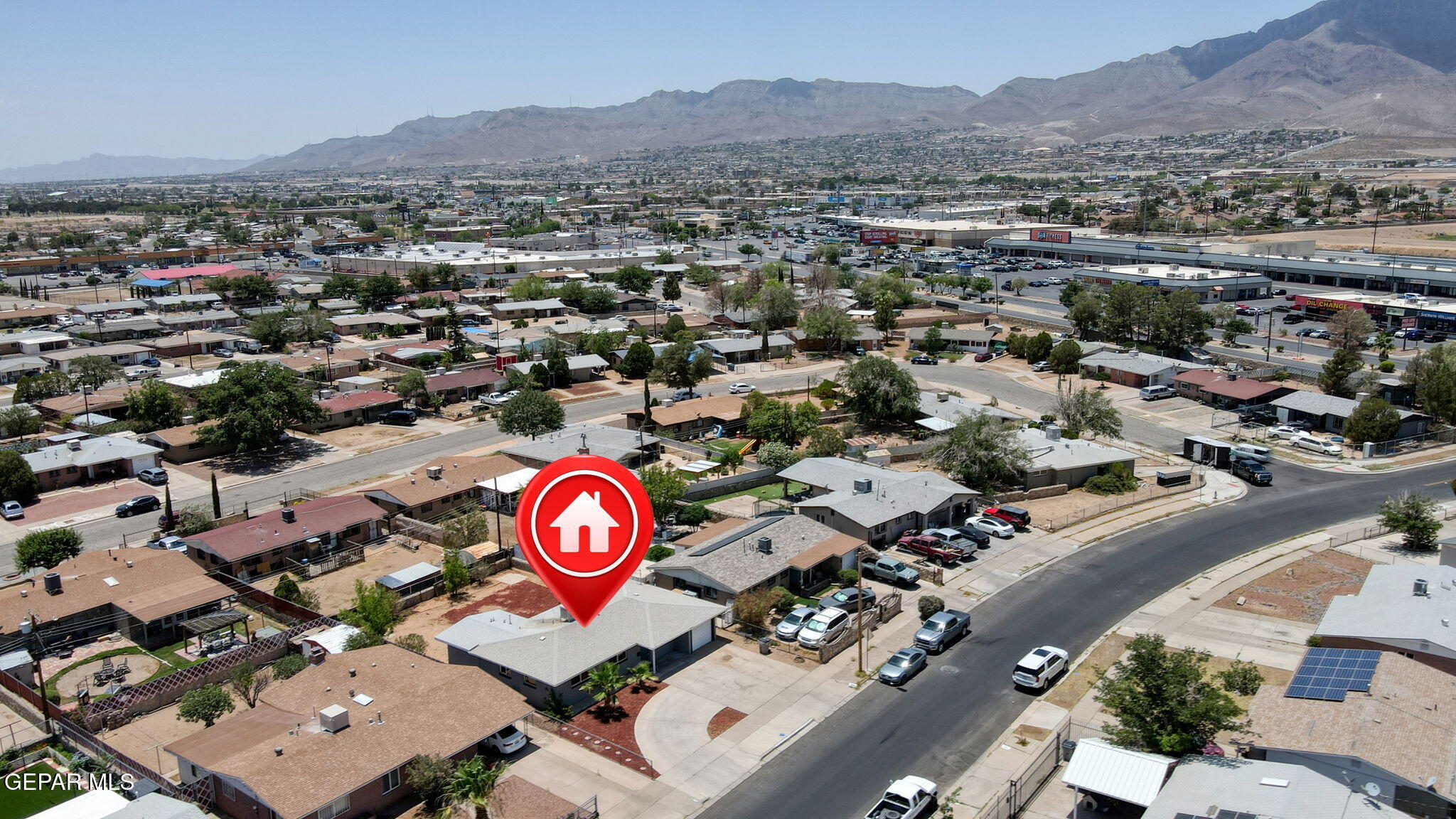4956 Rutherford Drive El Paso, TX 79924 - Photo 41 of 41 an aerial view of residential house with parking space