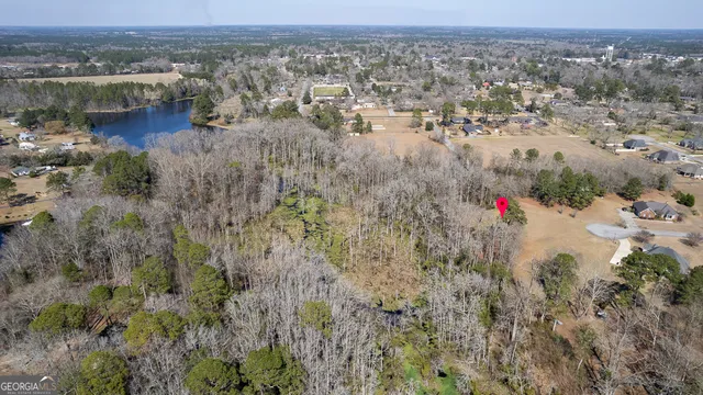 a view of city and mountain