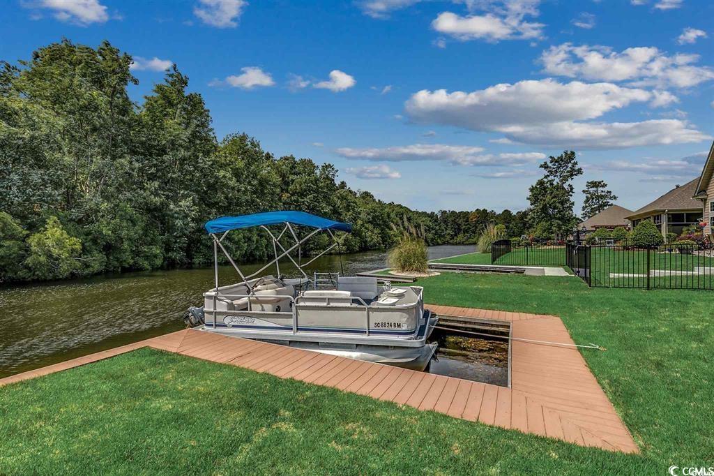 8472 Juxa Drive Myrtle Beach, SC 29579 - Photo 6 of 35 Dock with a water view